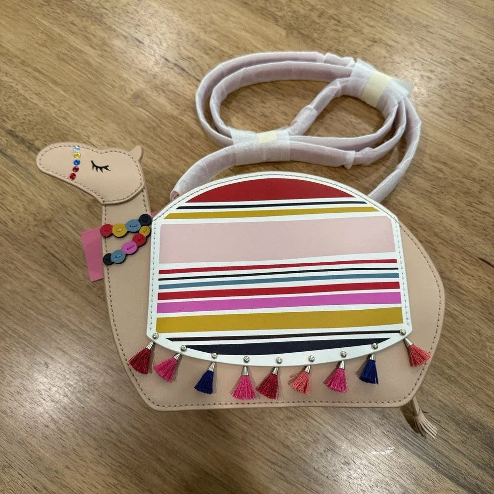 NWT KATE SPADE LEATHER CROSSBODY ICONIC CAMEL BAG WITH LONG STRAP COLLECTIBLE - Picture 3 of 16
